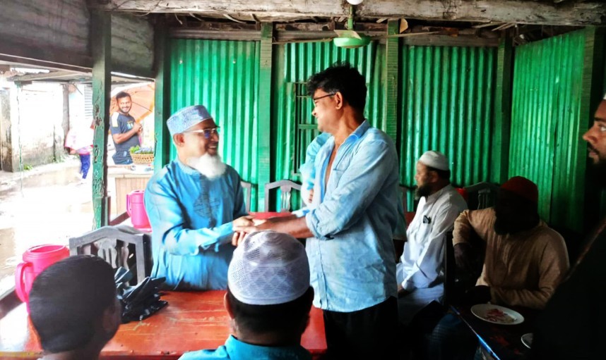 পাঁচথুবীতে দাঁড়িপাল্লার পক্ষে বৃষ্টিভেজা জনতার সমর্থন কুমিল্লা-৬ আসনে কাজী দ্বীন মোহাম্মদের গণসংযোগ